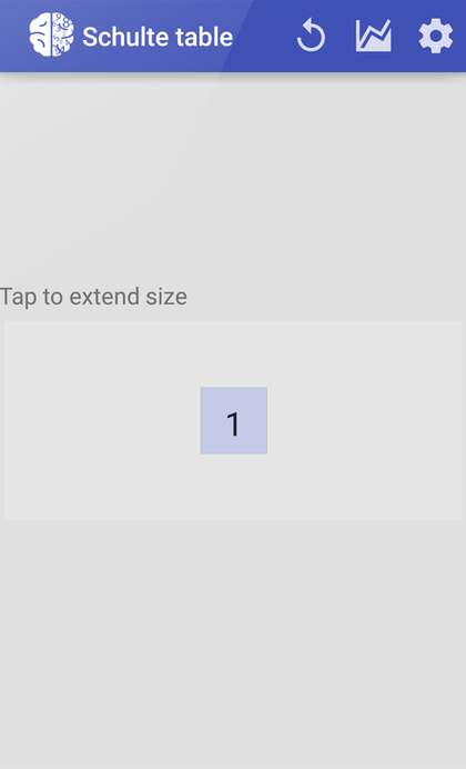 Training mode, 1×1 grid