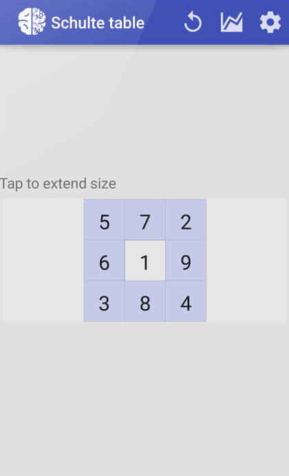 Training mode, 3×3 grid